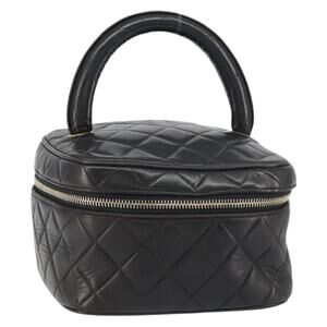 Chanel Matelasse Vanity Pouch Handbag
